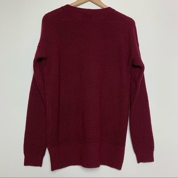 Wilfred Free Merino Wine Textured Pullover Sweater Women’s Size Small - Picture 6 of 7
